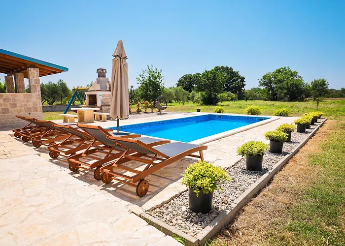 Stone House With Pool